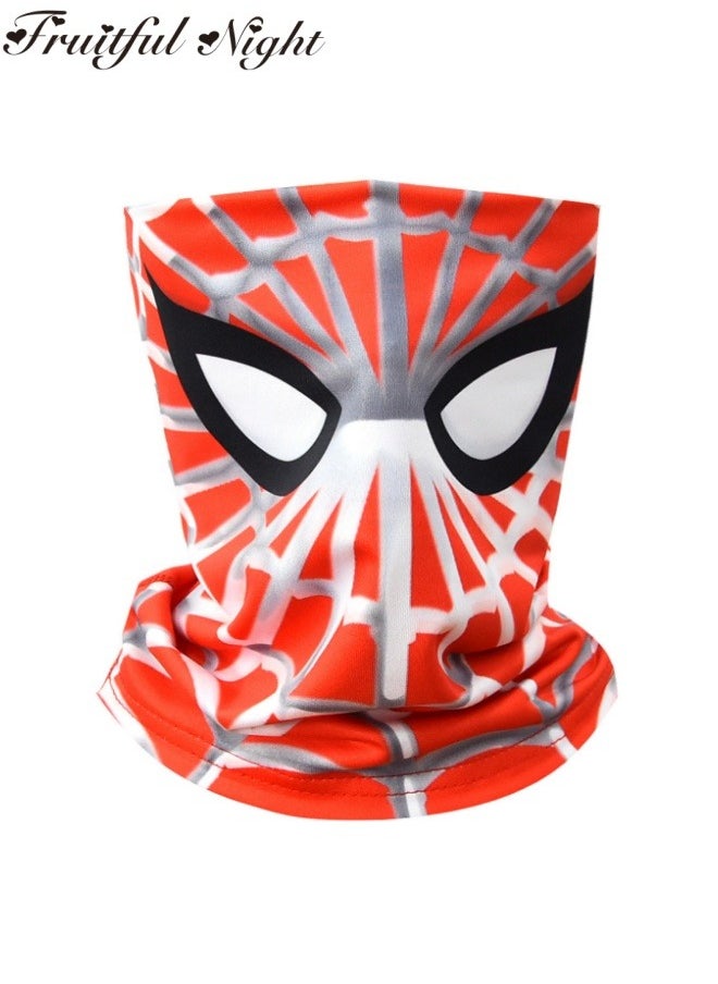 Fruitful Night - Spider-Man summer parent-child magic bandana neck scarf hundred change sunscreen face mask mask square scarf sweat absorbent breathable, adult models - Image 1
