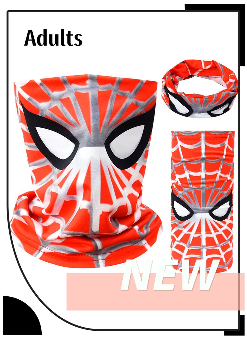 Fruitful Night - Spider-Man summer parent-child magic bandana neck scarf hundred change sunscreen face mask mask square scarf sweat absorbent breathable, adult models - Image 1