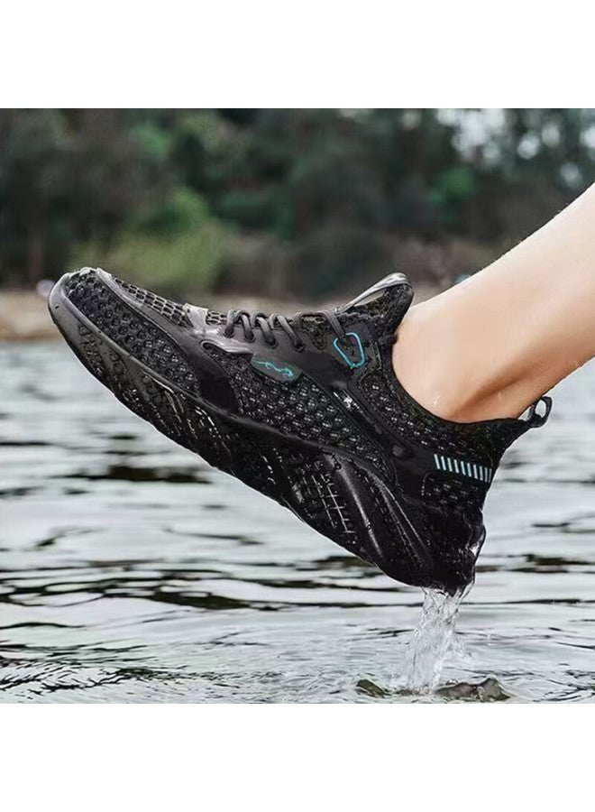 Footoppo Mesh Sports Casual Shoes For Men, Summer Breathable Mesh Shoes, Non-slip Hollow Mesh Thin Shoes For Men In Summer - Image 3