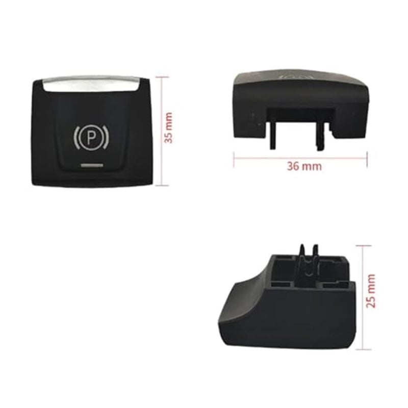 Vuzmode Handbrake Actuator Parking Brake Switch Button - Image 3