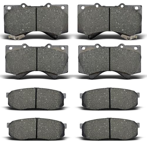 ALADICHE Front Rear Brake Pads Set For Toyota Land Cruiser 20082011 20132017For Toyota Sequoia 20082017For Toyota Tundra 20072017