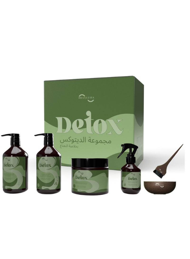 BRASILEIRA Detox Set With Mint Lemon and Ginger Extracts 500 ml - Image 1