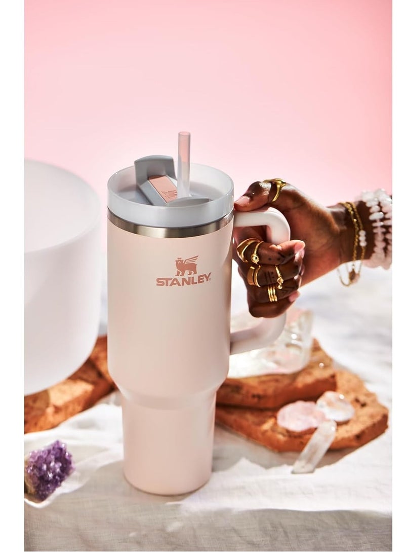 STANLEY Quencher H2.0 FlowState Stainless Steel Vacuum Insulated Tumbler with Lid and Straw for Water, Iced Tea or Coffee, Smoothie and More, Pink(40oz, 1.18L) - Image 4