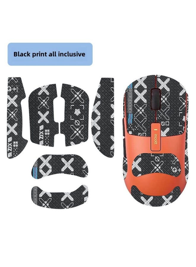 مناسبة لـ Cote G23 Mouse ملصق مضاد للانزلاق لعبة G23PRO ملصق PRO Palm ملصق G23 ملصق خلفي مضاد للانزلاق - اللون: ملصق ماوس مطبوع Gengar]