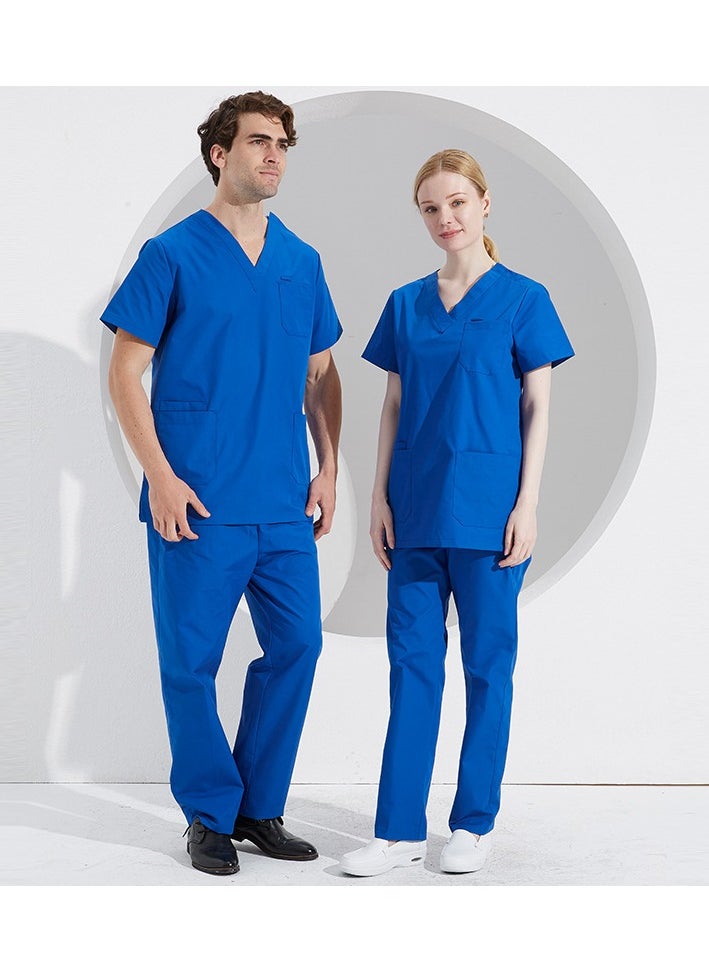 KUYING New Summer Thin Nurse Uniform Split Set Medical Work Uniform  - Image 2