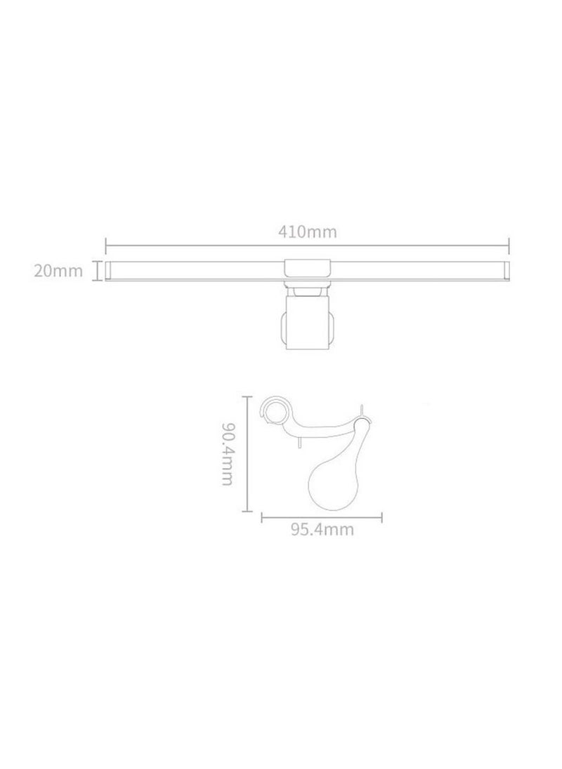 Arabest - Monitor Light Bar, Front and Back Lighting Asymmetric Light Source Remote Screen Hanging Lamp, Office Game led Monitor Hanging Lamp - Image 1
