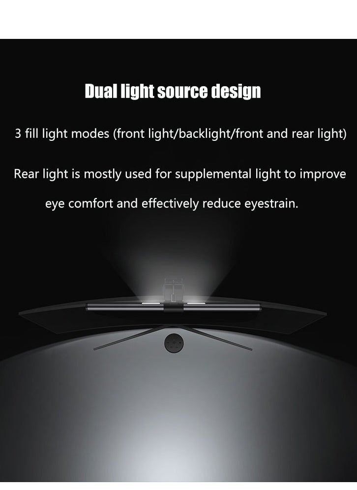 Arabest - Monitor Light Bar, Front and Back Lighting Asymmetric Light Source Remote Screen Hanging Lamp, Office Game led Monitor Hanging Lamp - Image 1