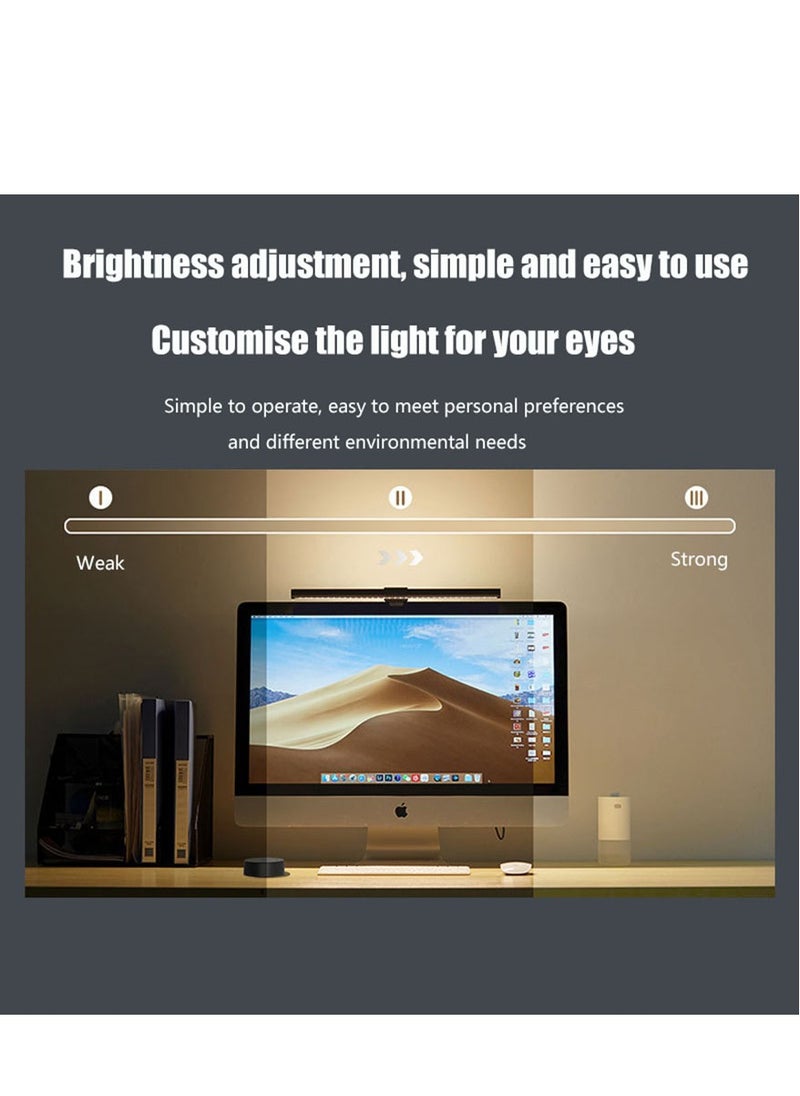 Arabest - Monitor Light Bar, Front and Back Lighting Asymmetric Light Source Remote Screen Hanging Lamp, Office Game led Monitor Hanging Lamp - Image 1