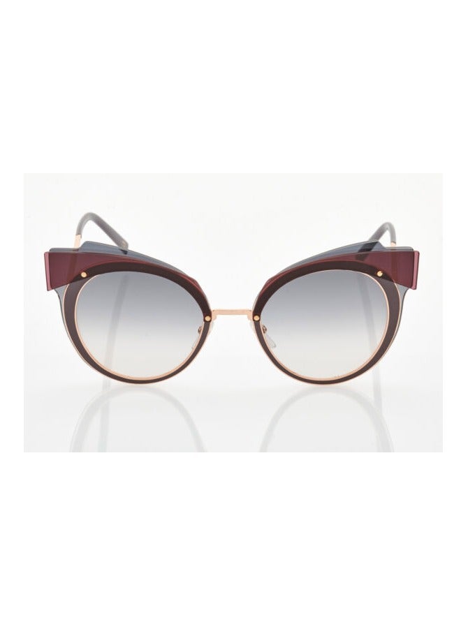 Marc Jacobs Full Rim Cat Eye Women Sunglass - MARC 100/S DDB9C - Lens Size: 64 mm - Gold with Brown - Image 1