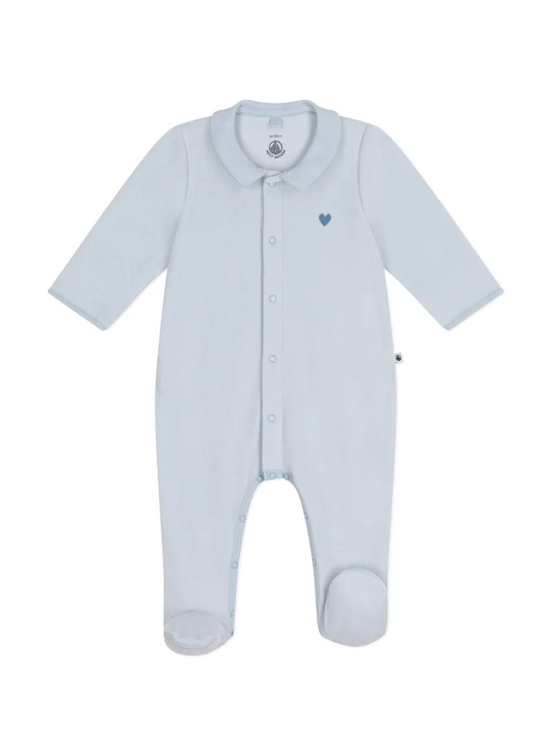 Petit Bateau Babies' velour pyjamas