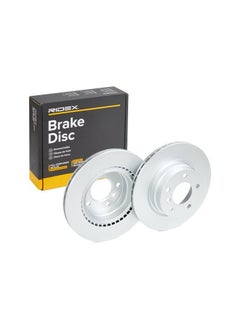 ريديكس RIDEX - مجموعة أقراص الفرامل (الخلفية) لسيارات BMW - 34216855007 / 34216792227 / 34216764651/ 34216783754  - Image 1