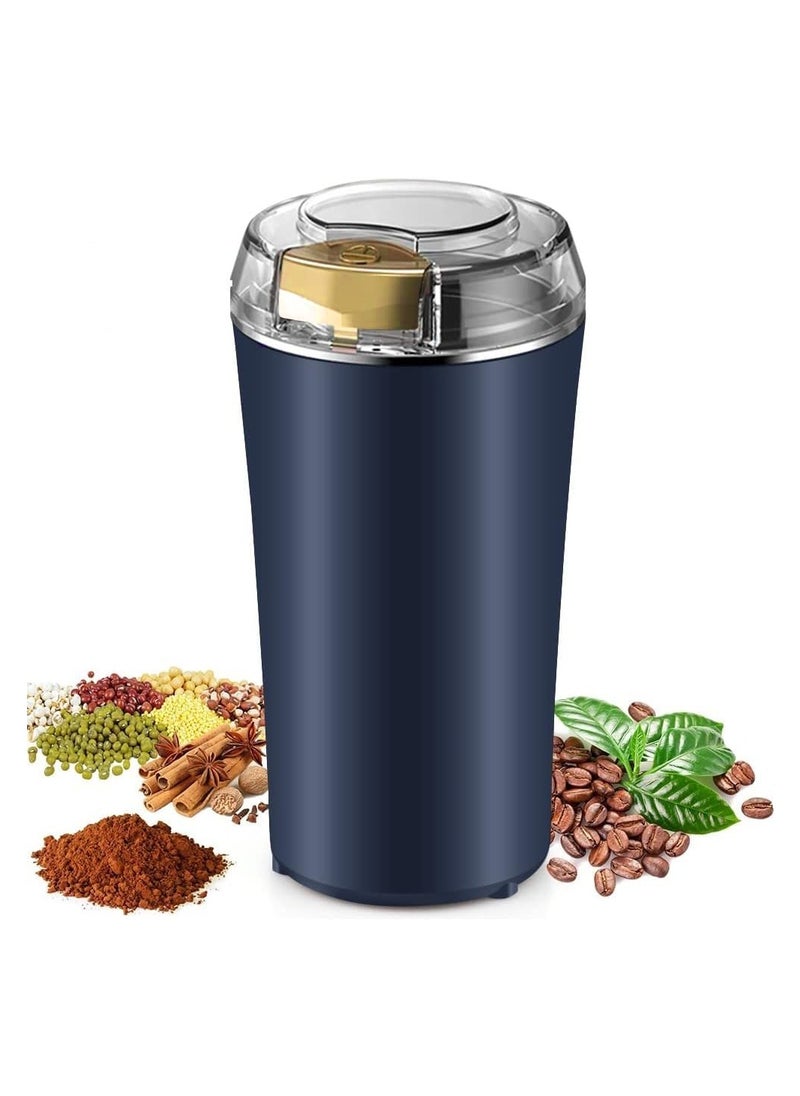 DIGI CORE Electric Grinder 1.5L Portable Coffee Grinder Semi-automatic 4 Sharp Blades Strong Power High Rotation Speed Low Noise Stainless Steel Coffee Grinder  Coffee Bean Mill 200W  - Image 1