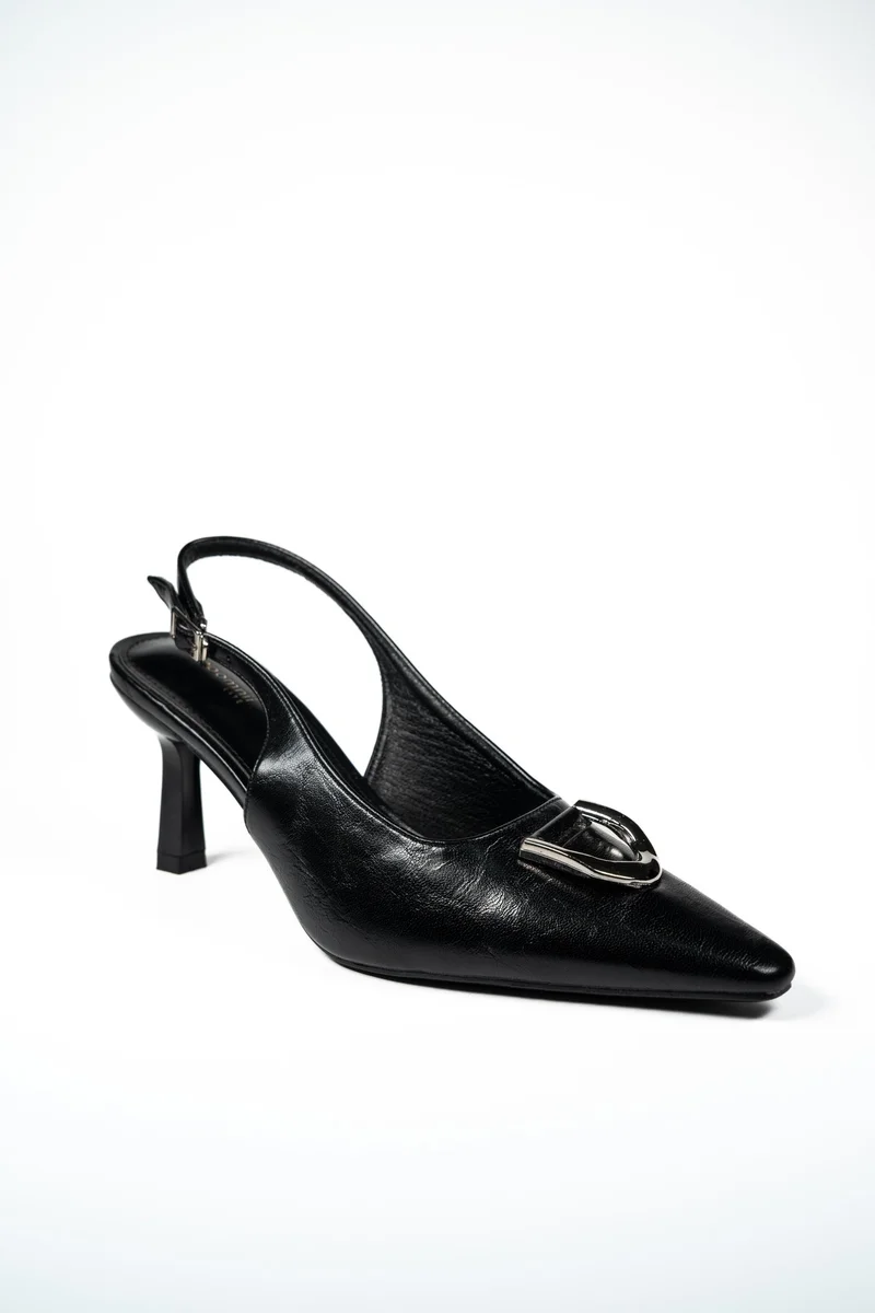 جيومني جيومني بغل الكعب المتوسط للنساء – كعب أنيق بدون ظهر للمكتب، للحفلات والملابس اليومية