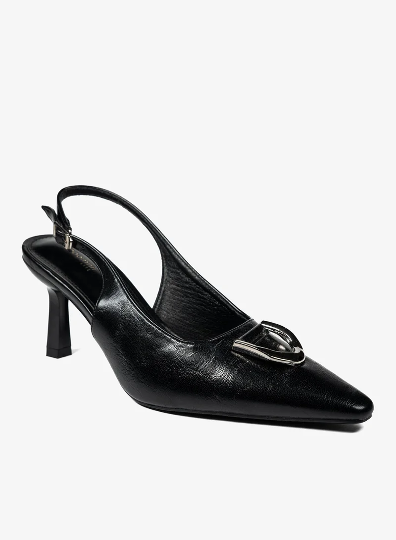 جيومني جيومني بغل الكعب المتوسط للنساء – كعب أنيق بدون ظهر للمكتب، للحفلات والملابس اليومية