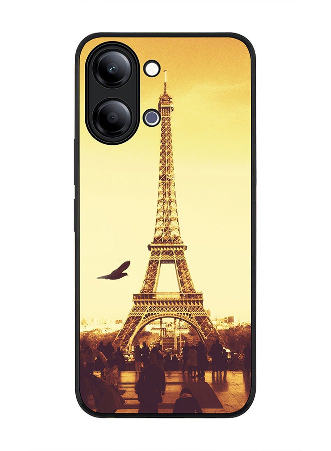 Stylizedd For vivo Y05 4G / Y6t 5G Case,Slim fit Camera Protection, Shockproof Thin Phone cover  - Paris - Eiffel Tower - Image 1