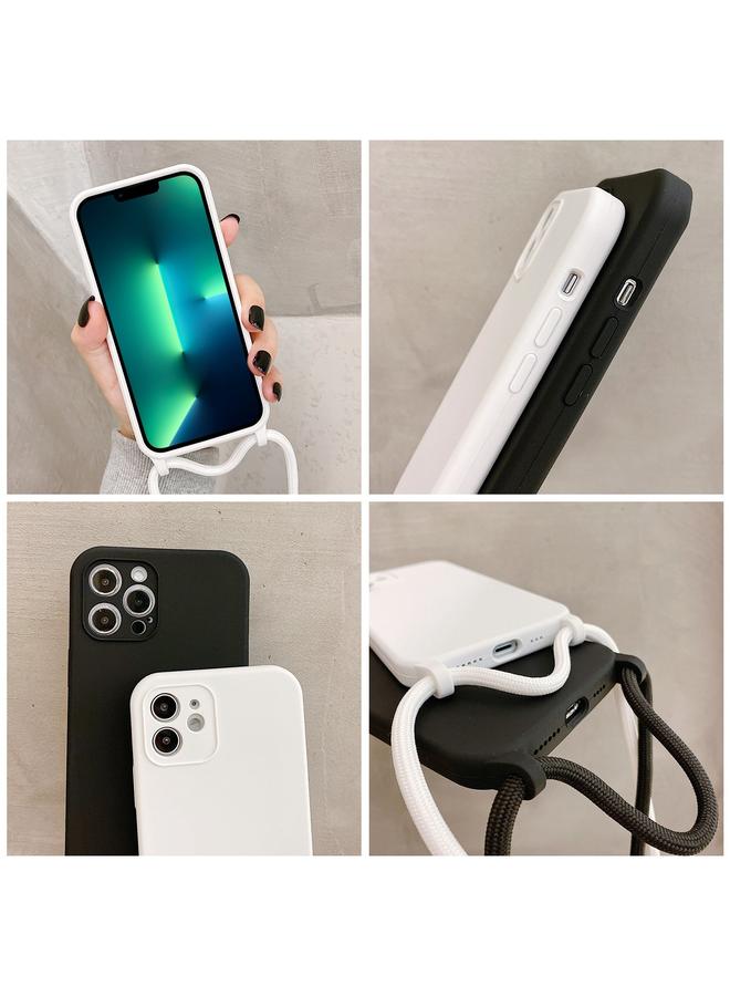 اس-توب جراب لهاتف iPhone 13 Pro Max مع حزام كتف وغطاء سيليكون سائل - Image 4
