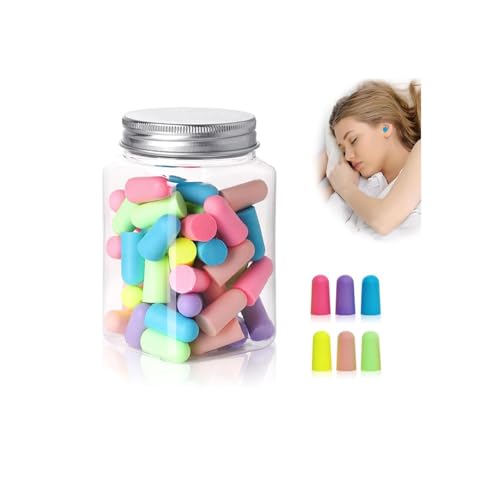 Flavizo 24 Pcs Foam Ear Plugs for Sleeping, Study, Meditation & Travel | Noise Cancelling Ear Plugs for Airplane, Riding, Motorcycle & Work | Comfortable Soft Foam Ear Protection Plugs with Case - Image 1
