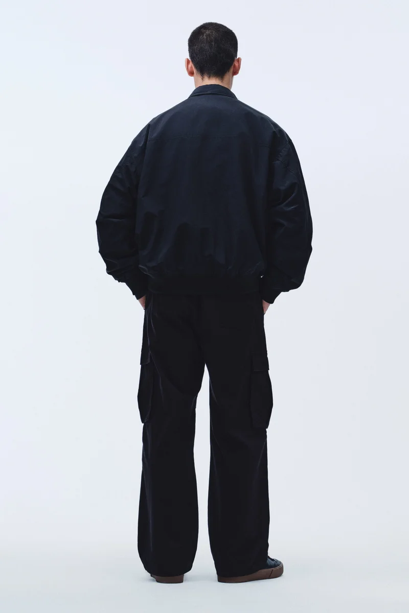 H&M  Loose Fit Cotton cargo trousers for Men | Best Price UAE