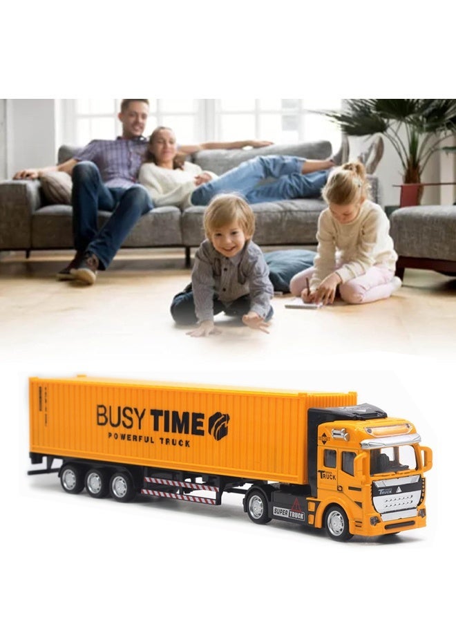 Truck Toys for Boys Girls,Container Truck Model Toy,Construction Truck Toys for Kids Ages 3-,Birthday Gift For Boys Girls 3-8, Portable Vehicle Toy, Construction Carrier Truck Kids Toys - Image 5