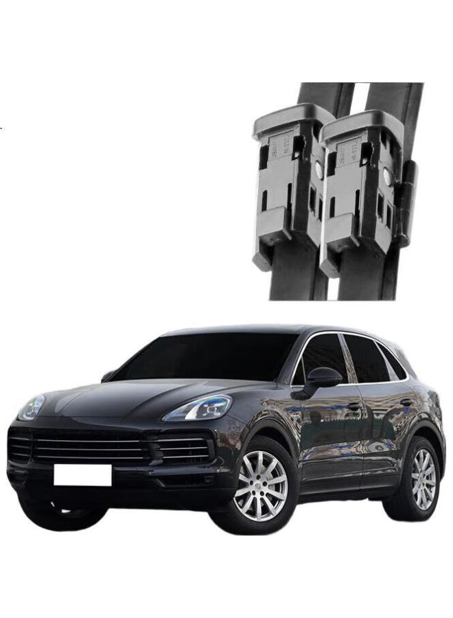 Aolin (Aolin) Porsche Cayenne [18-19 Models] Special Boneless Wiper Blade Original Original Size A-Grade Rubber Strip - Image 2