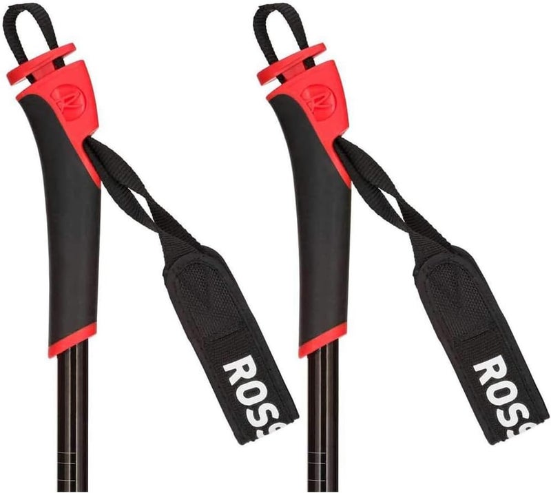 ROSSIGNOL Unisex Adults FT-600 Lightweight Aluminum Touring Nordic Ski Poles with Dual-Density Rubber Grip and Padded Wrist Strap | Cross-Country Skiing, Winter Sports - Image 2
