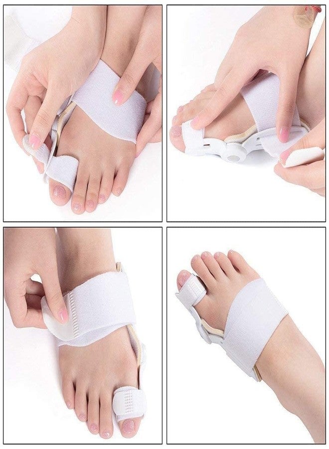 SNOOGG Adjustable Bunion Corrector and Big Toe Separator for Men and Women, Orthopedic Bunion Splint with Soft Padded Support for Left and Right Foot - Image 4