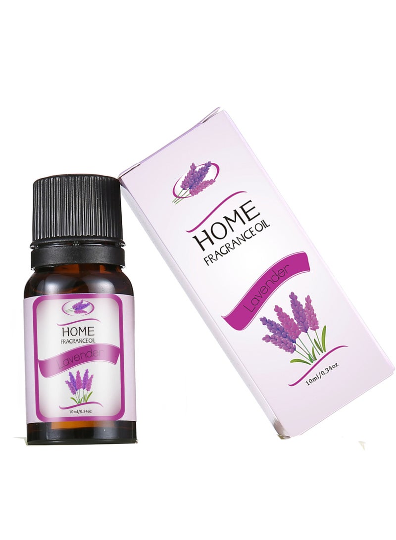 زيت أساسي 10 مل قطعة واحدة لمُرَطِّب الهواء، معطرات الروائح الطبيعية، زيت نباتي، يستخدم لتجديد الهواء أو تخفيف التوتر، رائحة اللافندر - Image 1