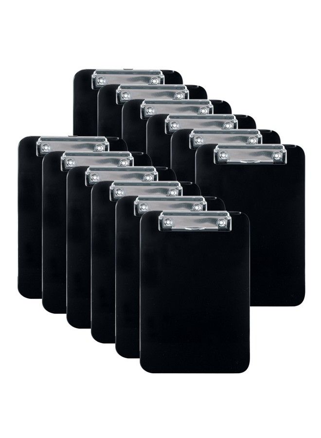 Officemate Memo Size Clipboard Black Pack Of 12 (83012) - Image 1