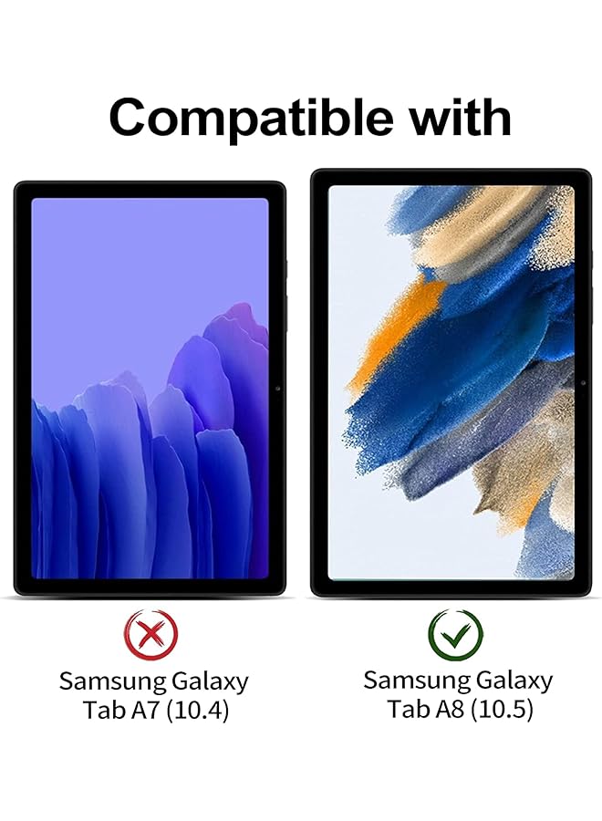 erorex Screen Protector For Samsung Galaxy Tab A8 10.5 Inch 2021 Tempered Glass Protective Film 3 Pack - Image 2