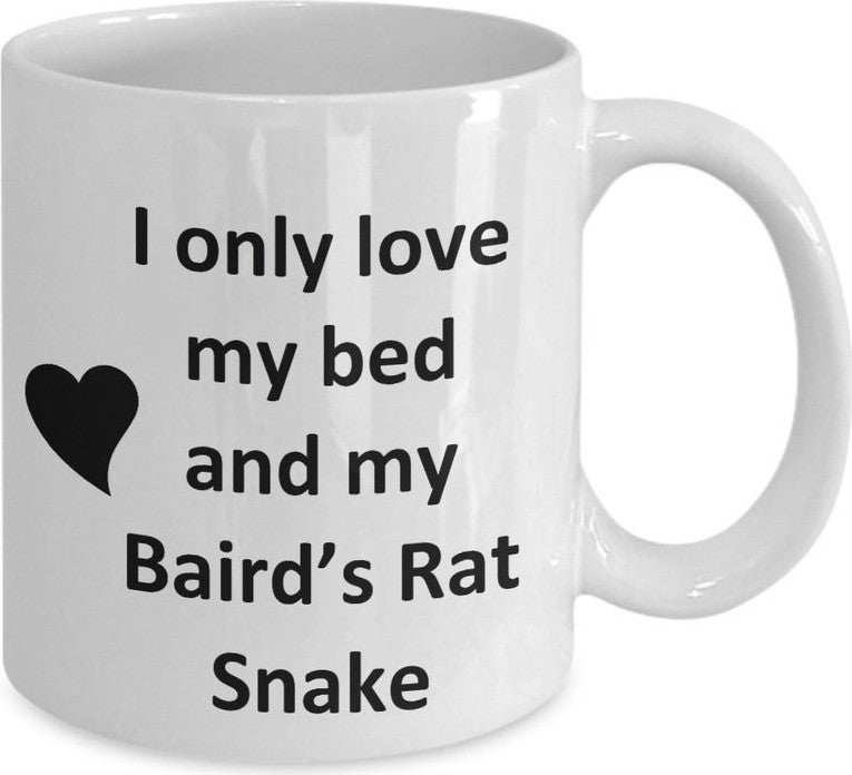 Baird's Rat Snake Lover Mug - Snake - Reptile Pet - Love My Baird's English Mug