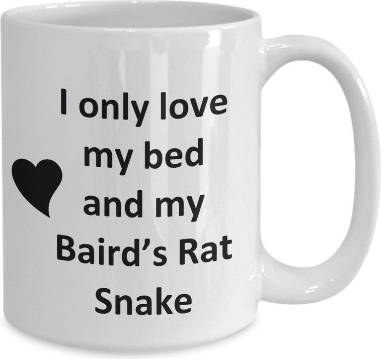 Baird's Rat Snake Lover Mug - Snake - Reptile Pet - Love My Baird's English Mug