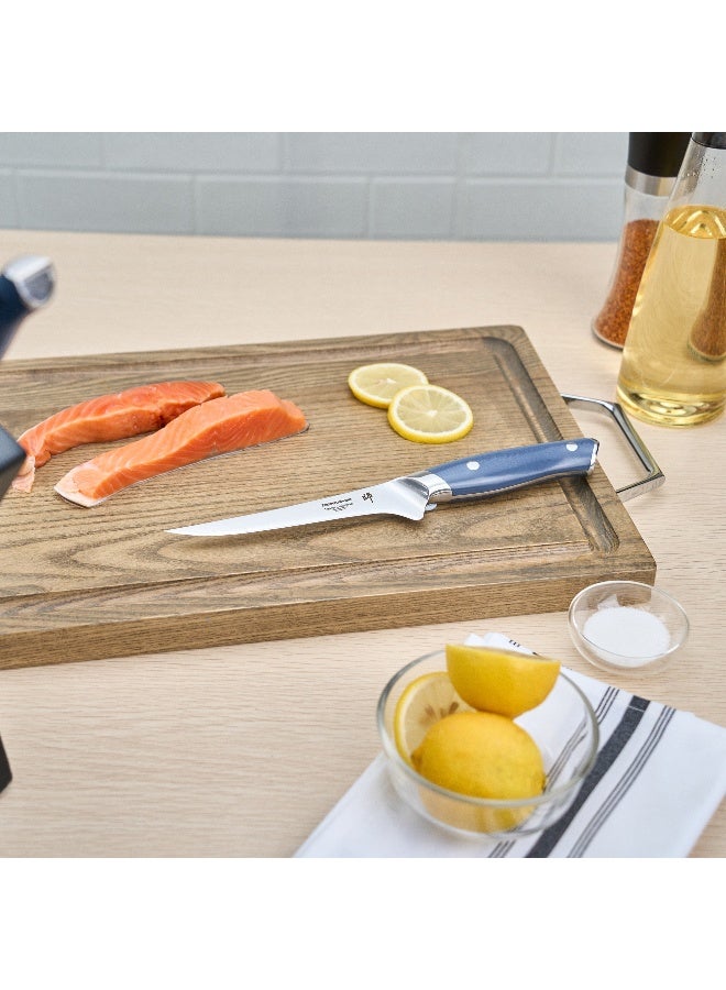 Restaurantware 6 Inch Japanese Boning Knife, 1 Meat Trimming Knife - High-Carbon, 67 Layer, Blue Damascus Steel Sharp Fillet Knife, Ergonomic Handle, For De-boning, Filleting, Skinning, And Trimming - Image 4