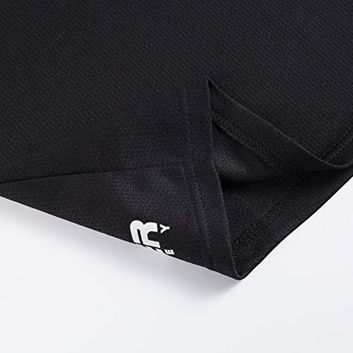 EALER H80 Series Blank Ice Hockey Practice Jersey for Men and Boy - Senior and Junior - Adult and Youth Black - Image 5