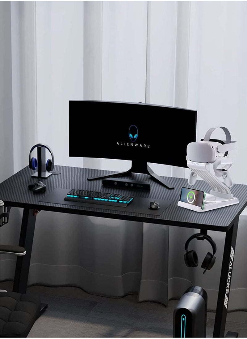 Mi VAZA VR Stand Charging Dock for Oculus Quest 2/Meta Quest 2, 3 in 1 VR Headset Stand for Oculus Quest 1/2 / Rift S/HTC Vive/Valve Index  - Image 3