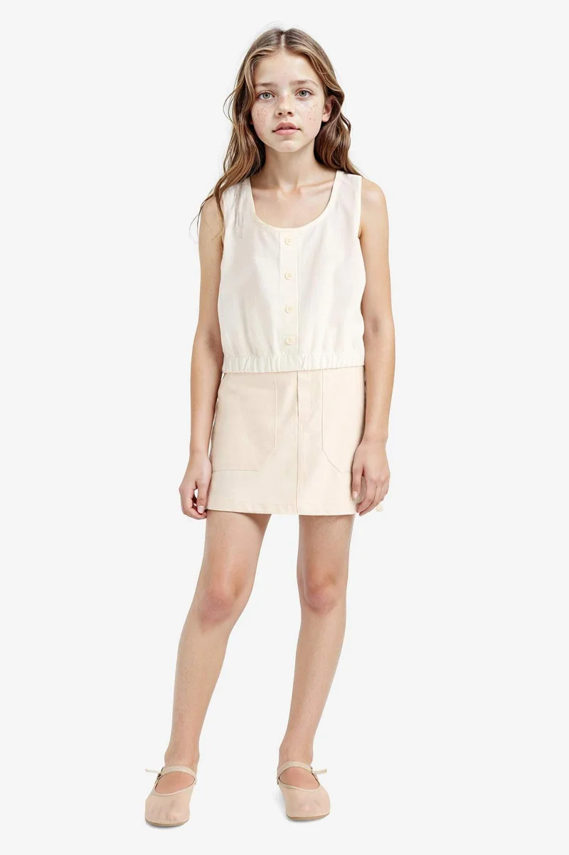 ديفاكتو Girl Short Sleeve Blouse
