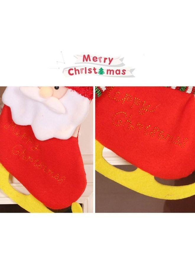 NIBEMINENT 2-Piece Small Ski Stocking Decoration Pendant Gift Bag Multicolour - Image 5