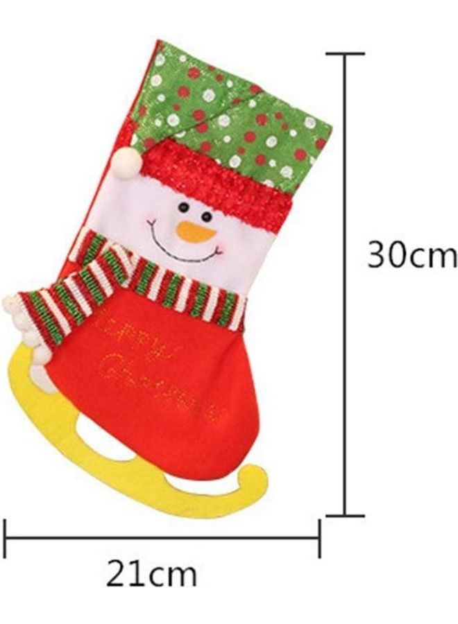 NIBEMINENT 2-Piece Small Ski Stocking Decoration Pendant Gift Bag Multicolour - Image 3