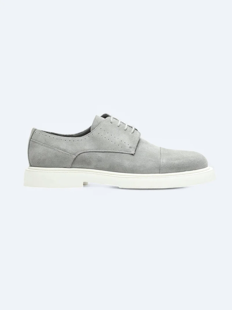Kip Grey Suede Smart Casual Shoes