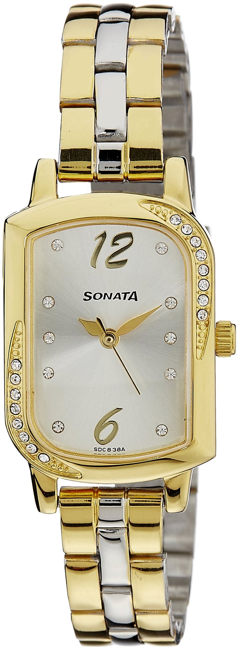 Sonata Analog White Dial Men's Watch-NL87001BM01/NP87001BM01 - Image 1