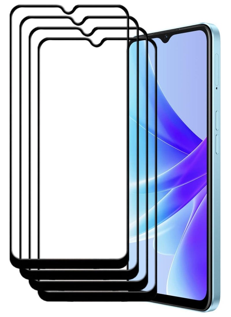 ACLIX 4 Pieces Antistatic ESD Dustproof Premium Quality High Definition Tempered Glass Screen Protector Designed For Oppo A77 4G - Image 1