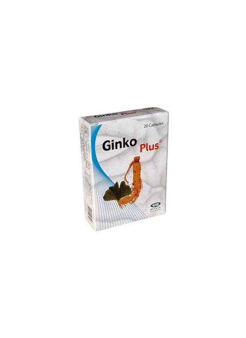 Ginkgo Plus 20 Capsules (2 Pack)