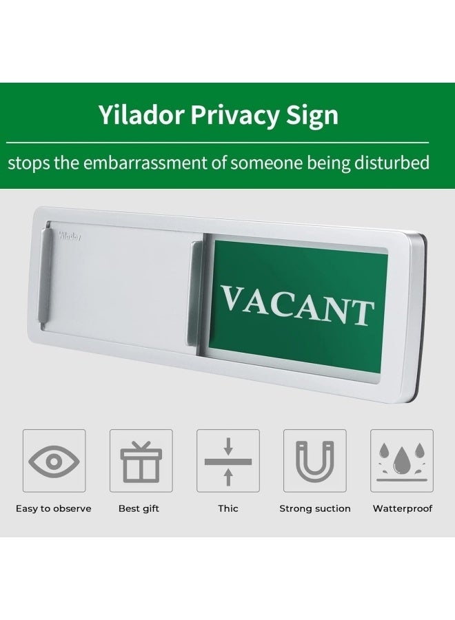 1 pcs Vacant/Occupied Sliding Door Sign Toilet Sign Toilet Sign Privacy Sign Vacant Occupancy Indicator Bathroom Do Not Disturb Sign Home Office Meeting Room - Image 4