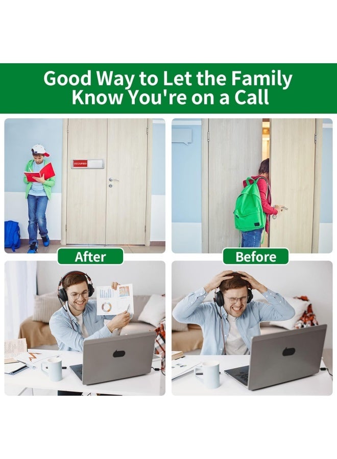 1 pcs Vacant/Occupied Sliding Door Sign Toilet Sign Toilet Sign Privacy Sign Vacant Occupancy Indicator Bathroom Do Not Disturb Sign Home Office Meeting Room - Image 5