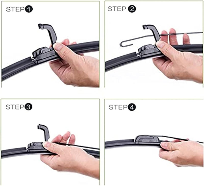 QASULER Front Wiper Blades for Lexus CT 200h (2011-2020) - Image 4