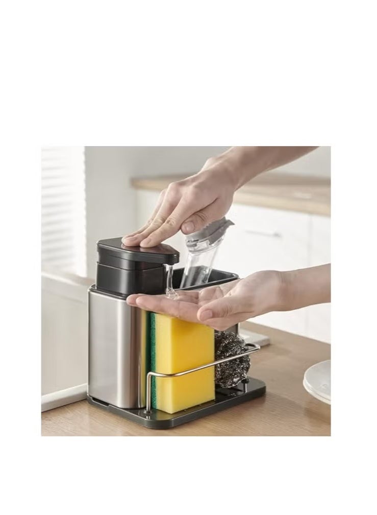 Dish Soap Pump Dispenser, Stainless Stee - Image 2