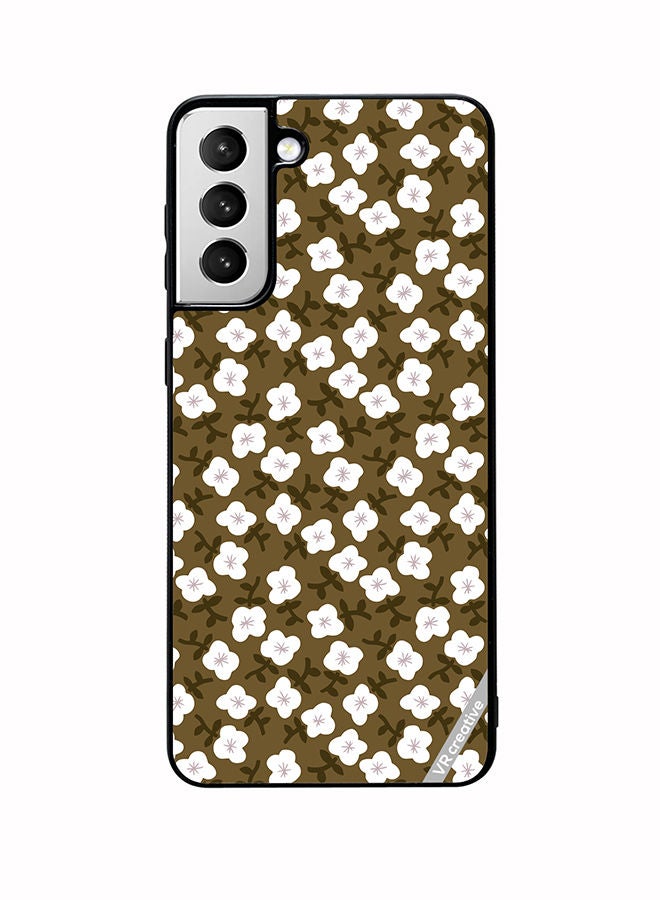 VR CREATIVE Protective Case Cover For Samsung Galaxy S22 5G Flower Design Multicolour - Image 1