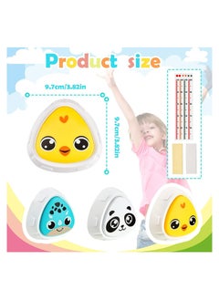 Excefore 3 Pcs Kids Jump Trainer with 3 Growth Chart Touch High Jump Counter with 1-30 Number Voice Broadcast Wall Vertical Ruler for Training Bounce and Promoting Height Growth Yellow White Blue  - Image 4