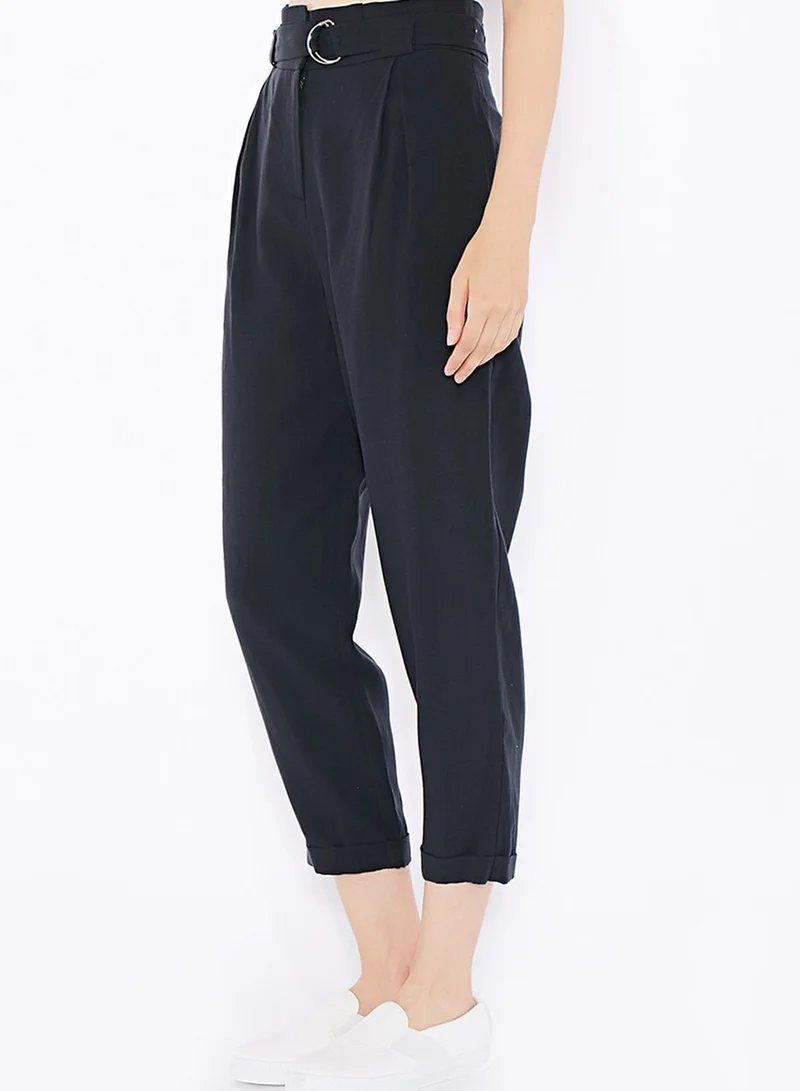 TOPSHOP D-Ring Tapered Trousers