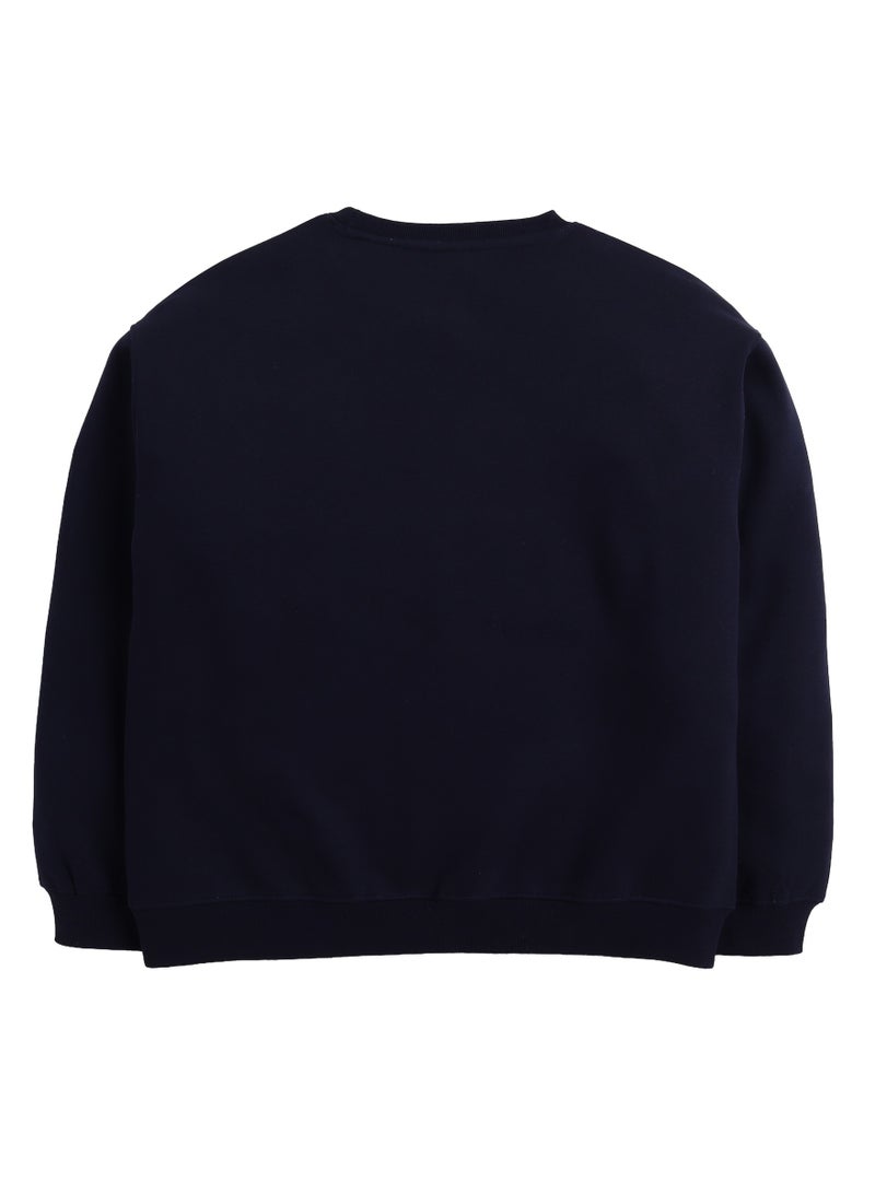 فكتور اند جين سويت شيرت برسومات ورد كاليفورنيا قطن فليس طباعة منتفخة فوتوغرافية - Image 4