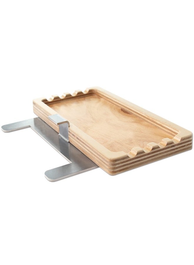 New wave u.go Plein Air | Anywhere Wood Side Tray, 4"x8" Inches, Compatible with u.go Pochade Boxes, En Plein Air Easel Accessories - Image 1